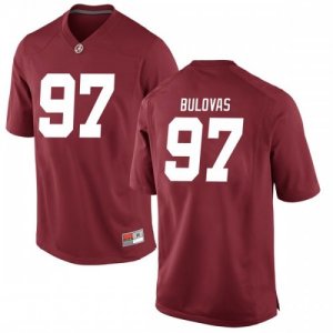 Youth Alabama Crimson Tide #97 Joseph Bulovas Crimson Replica NCAA College Football Jersey 2403BMKG3